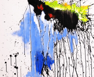Pintura titulada "Étant donné la chut…" por Philippe Alliet, Obra de arte original, Oleo Montado en Bastidor de camilla de m…