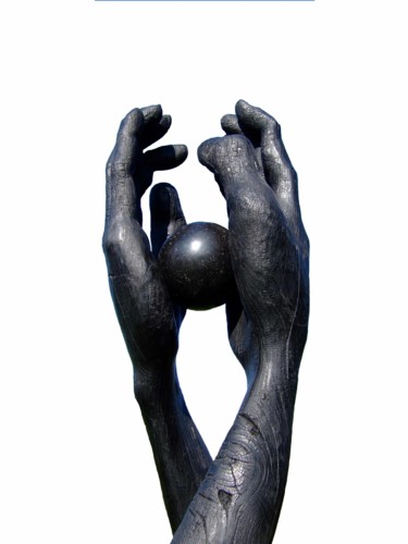 Sculpture intitulée ""L'avenir de l'Homm…" par Philippe Ardy, Œuvre d'art originale, Bois