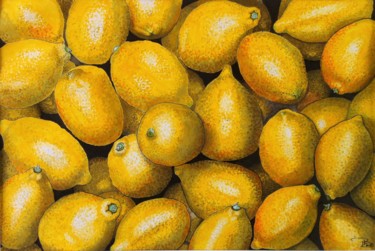 绘画 标题为“Citrons Série Les P…” 由Philippe Barluet, 原创艺术品, 水粉