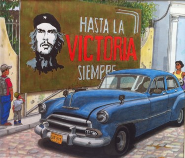 Painting titled ""Che vrolet" Série…" by Philippe Barluet, Original Artwork, Other
