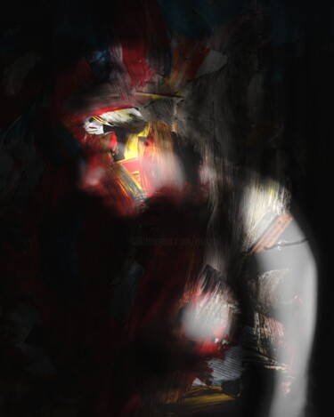 Photography titled "The other Mask.....…" by Philippe Berthier, Original Artwork, Digital Photography