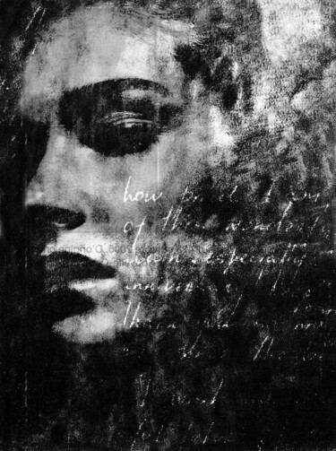 Photography titled "FACE...." by Philippe Berthier, Original Artwork, Manipulated Photography