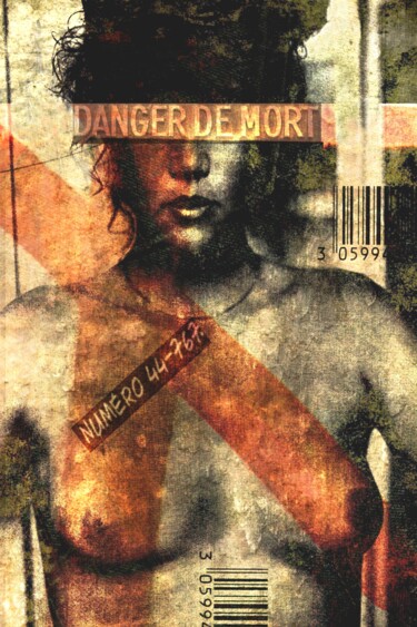 Photographie intitulée "dangereuse...." par Philippe Berthier, Œuvre d'art originale, Photographie manipulée
