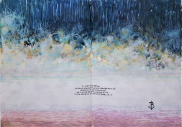 Peinture intitulée "" de lautre rêve "" par Philippe Brobeck, Œuvre d'art originale, Poème