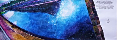 Peinture intitulée ""Par la boucle Savo…" par Philippe Brobeck, Œuvre d'art originale, Aquarelle