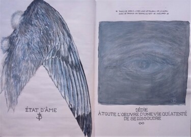 Картина под названием "" Etat d'âme "" - Philippe Brobeck, Подлинное произведение искусства, Стихотворение
