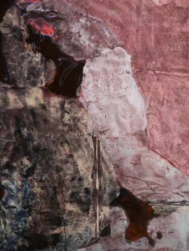 Pintura intitulada "Mors" por Philippe Casaubon, Obras de arte originais, Óleo
