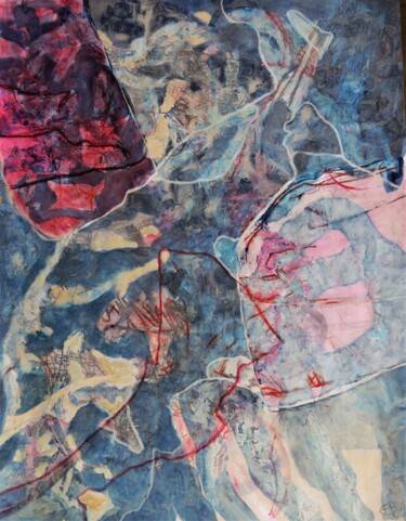 Malerei mit dem Titel "Phaedros" von Philippe Casaubon, Original-Kunstwerk, Öl