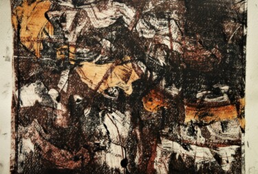 Obrazy i ryciny zatytułowany „Ahan” autorstwa Philippe Casaubon, Oryginalna praca, Monotypia