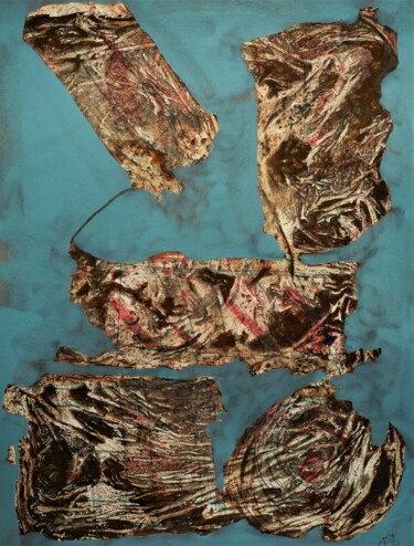 Pittura intitolato "Scées" da Philippe Casaubon, Opera d'arte originale, Olio
