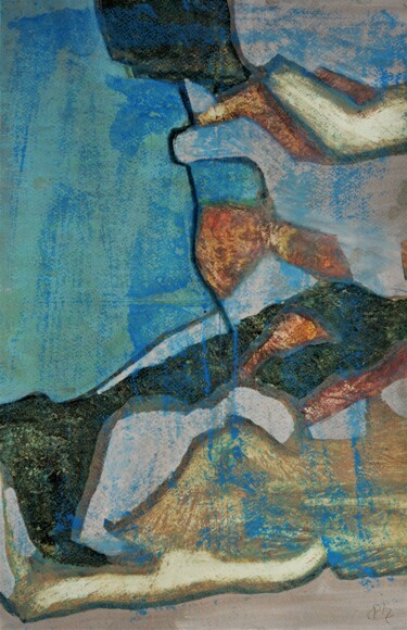 Peinture intitulée "Sicile" par Philippe Casaubon, Œuvre d'art originale, Huile