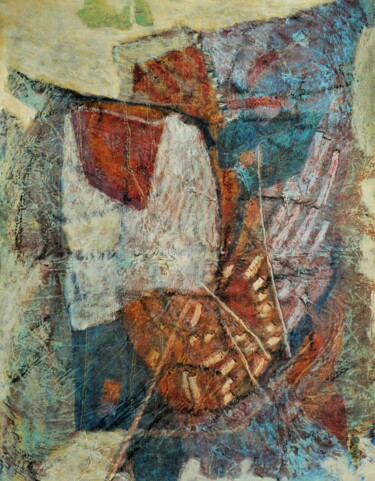 Malerei mit dem Titel "Terme" von Philippe Casaubon, Original-Kunstwerk, Öl