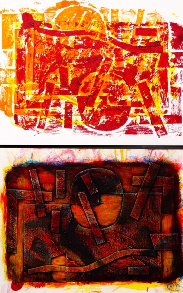 Отпечатки и Гравюры под названием "Z" - Philippe Casaubon, Подлинное произведение искусства, Монотип