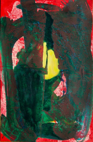 Pittura intitolato "Yggdrasil" da Philippe Casaubon, Opera d'arte originale, Olio