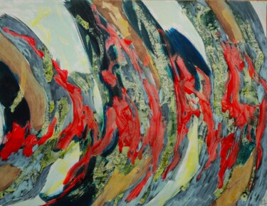Malerei mit dem Titel "Abrima" von Philippe Casaubon, Original-Kunstwerk, Öl