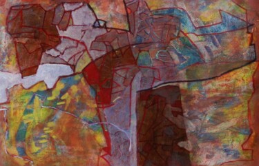 Peinture intitulée "Eschyle" par Philippe Casaubon, Œuvre d'art originale, Huile