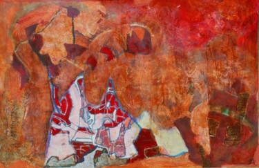 Peinture intitulée "Hippomène" par Philippe Casaubon, Œuvre d'art originale, Huile