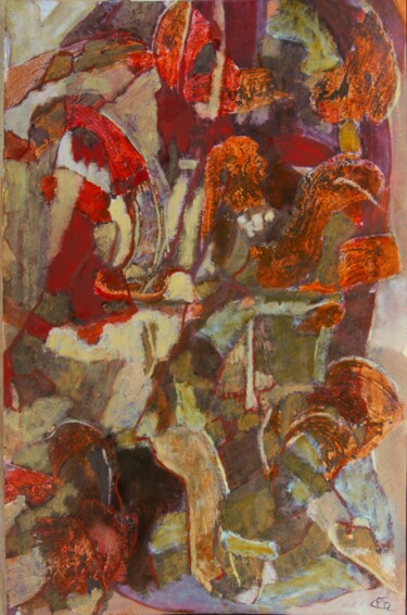 Peinture intitulée "Hyades" par Philippe Casaubon, Œuvre d'art originale, Huile