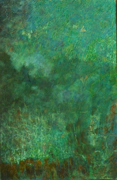 Pintura intitulada "Illyrie" por Philippe Casaubon, Obras de arte originais, Guache