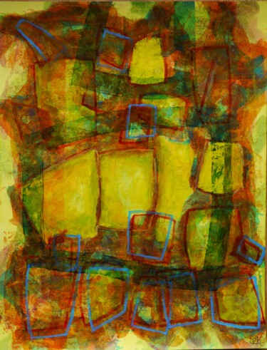 Painting titled "Iobates" by Philippe Casaubon, Original Artwork, Gouache