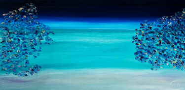 Pintura titulada "THE BEACH" por Philippe Ceulemans, Obra de arte original, Oleo