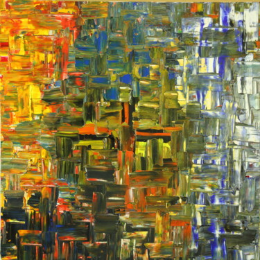 Painting titled "difficult #028" by Philippe Combis (PhilIppe CBS), Original Artwork, Acrylic