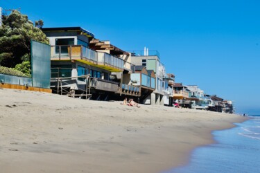 Photographie intitulée "malibu beach" par Philippe Combis (PhilIppe CBS), Œuvre d'art originale, Photographie numérique