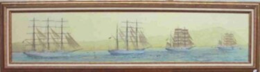 Peinture intitulée "Sailing on River Se…" par Philippe Conrad, Œuvre d'art originale