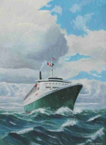 Peinture intitulée "Queen Elisabeth II" par Philippe Conrad, Œuvre d'art originale