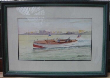 Painting titled "Runabout Appel" by Philippe Conrad, Original Artwork