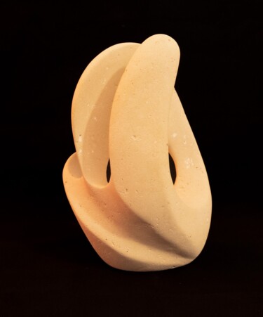 Sculpture titled "La volute" by Philippe Cotin, Original Artwork, Stone