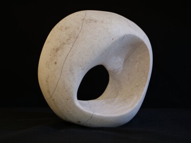 Sculpture titled "Mobius #2" by Philippe Cotin, Original Artwork, Stone