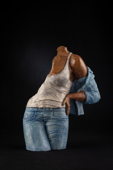 Escultura titulada "ET ALORS !" por Philippe Crivelli, Obra de arte original, Bronce