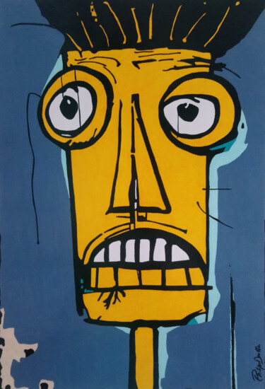 Painting titled "Sheldon" by Philippe Dailler, Original Artwork, Acrylic