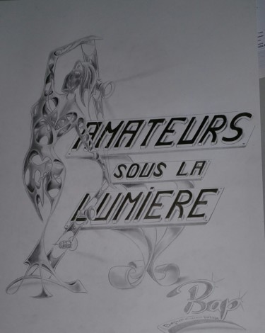 Dessin intitulée "Ephemere" par Philippe Dran, Œuvre d'art originale, Crayon