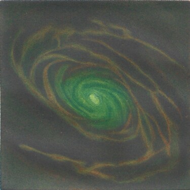 Estampas & grabados titulada "galaxie" por Philippe Drouot, Obra de arte original, Grabado