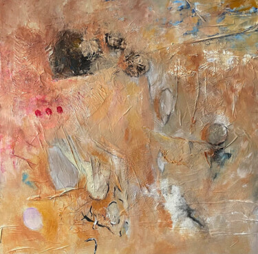 Pintura intitulada "Le désert de Planck" por Philippe Dupayage, Obras de arte originais, Acrílico