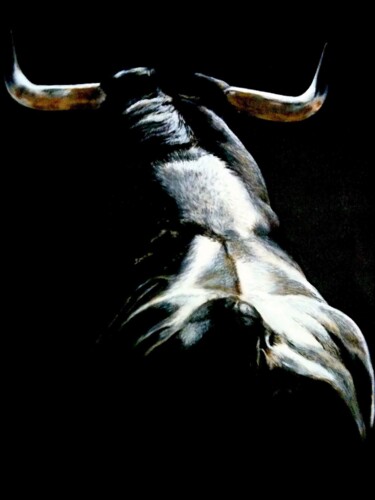 Pittura intitolato "toro dos" da Philippe Eberle, Opera d'arte originale, Acrilico