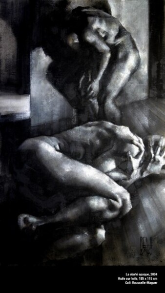 Картина под названием "Clarté opaque" - Philippe-Emmanuel Amirault, Подлинное произведение искусства, Масло