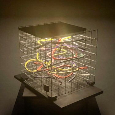"VIVARIUM" başlıklı Heykel Philippe Fares tarafından, Orijinal sanat, Paslanmaz Çelik