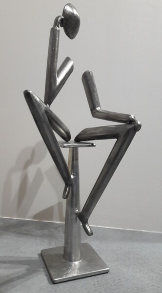Sculpture titled "J'y pense" by Philippe Fautrez, Original Artwork