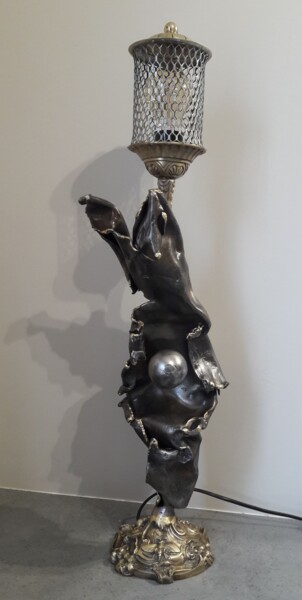 "Lampe art déco récu…" başlıklı Heykel Philippe Fautrez tarafından, Orijinal sanat