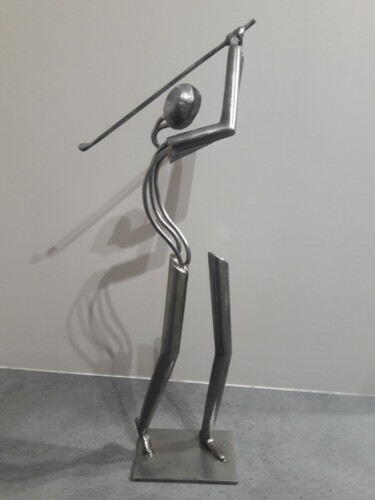 Sculpture titled "golfeur." by Philippe Fautrez, Original Artwork