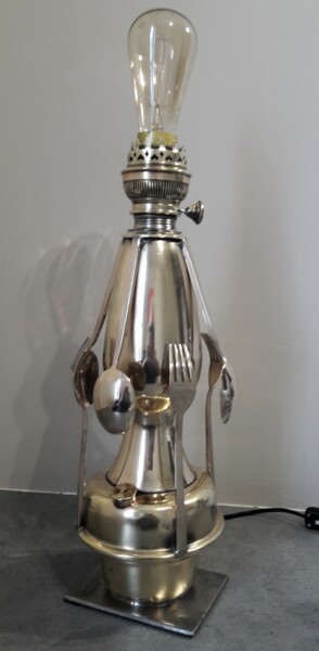 Sculpture intitulée "lampe 159." par Philippe Fautrez, Œuvre d'art originale