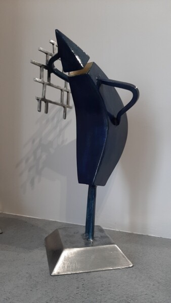 Sculpture intitulée "l'attente 605" par Philippe Fautrez, Œuvre d'art originale, Métaux