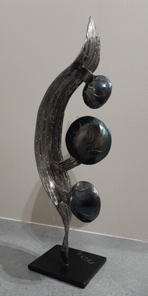 Sculpture intitulée "Stélarium" par Philippe Fautrez, Œuvre d'art originale, Métaux