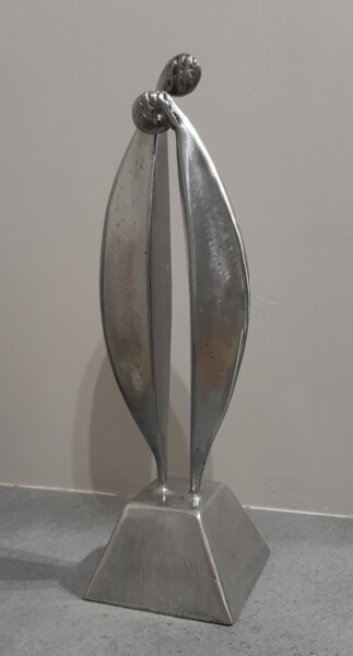 Sculpture intitulée "Deux" par Philippe Fautrez, Œuvre d'art originale, Métaux