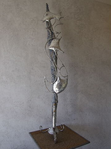 Sculpture intitulée "hippocampe" par Philippe Fautrez, Œuvre d'art originale