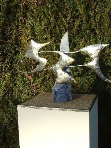 Sculpture intitulée "poisson" par Philippe Fautrez, Œuvre d'art originale
