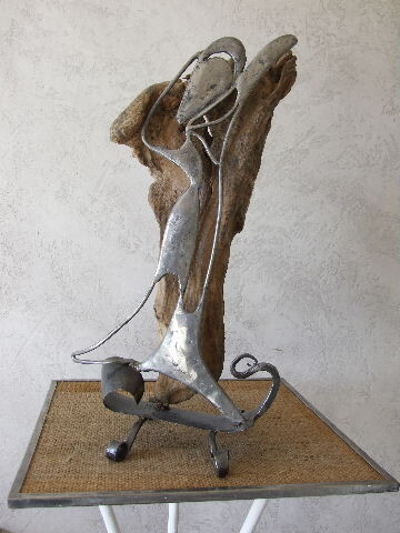 Sculpture titled "touareg" by Philippe Fautrez, Original Artwork